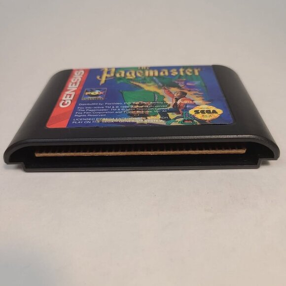 THE PAGEMASTER SEGA GENESIS COMPLETE IN BOX W/ REGISTRATION CARD Very Good - Picture 10 of 10